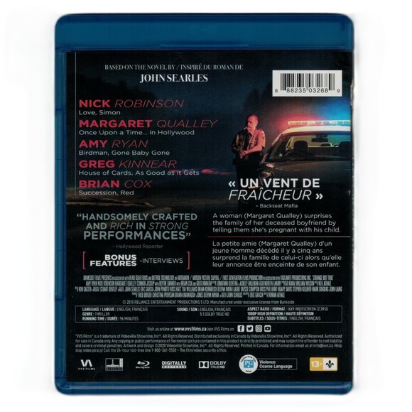 Strange but True (Blu-ray) 2018 Amy Ryan, Nick Robinson, Margaret Qualley NEW - Picture 2 of 2